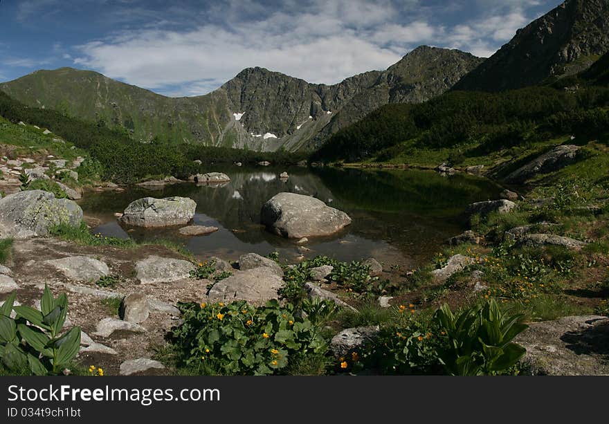 Lake In Tatra Mountains