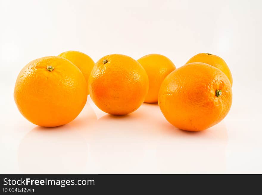 Orange isolated on a white background