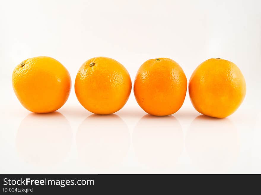 Orange isolated on a white background