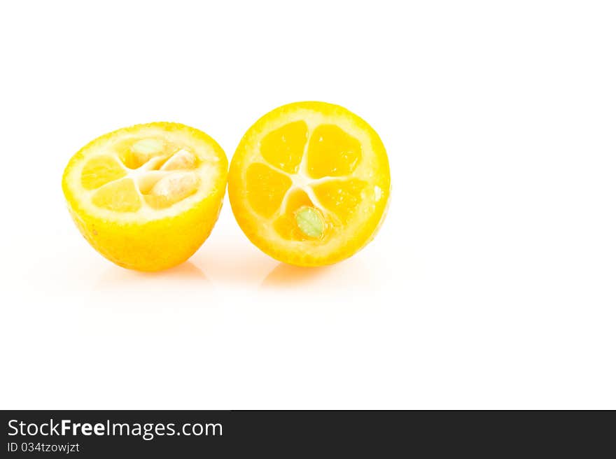 Orange isolated on a white background