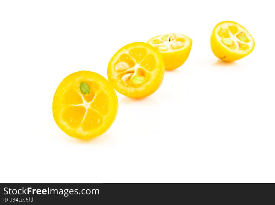 Orange isolated on a white background