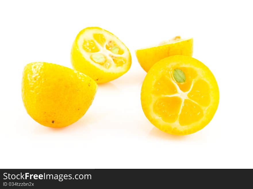 Orange isolated on a white background