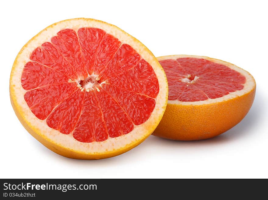 Grapefruit isolated