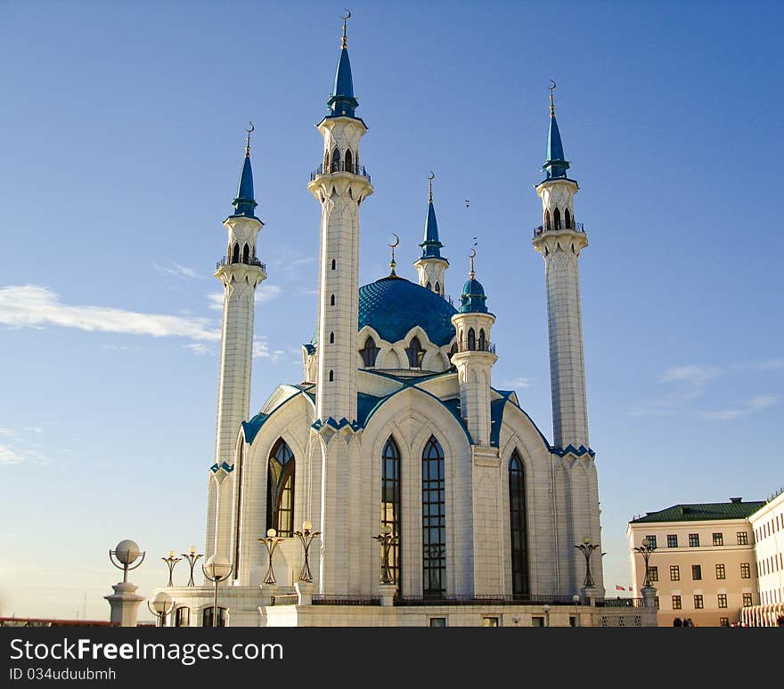 The mosque in the Kazan Kremlin, Russia. The mosque in the Kazan Kremlin, Russia