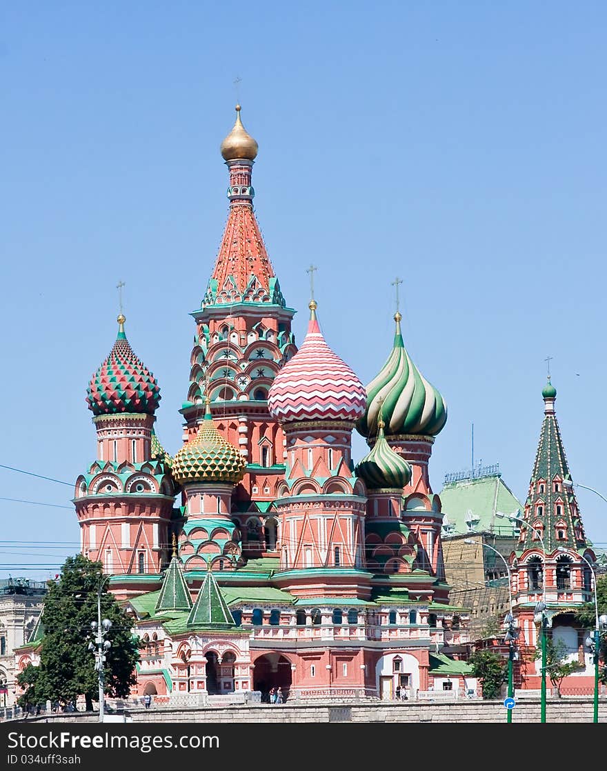 St. Basil's Cathedral on Red Square. Moscow. St. Basil's Cathedral on Red Square. Moscow