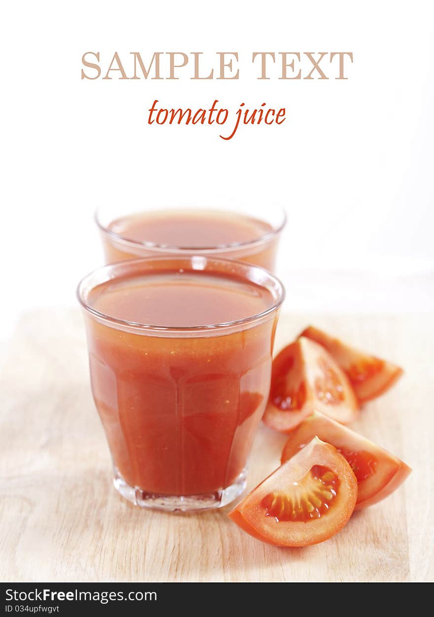 Fresh tomato juice