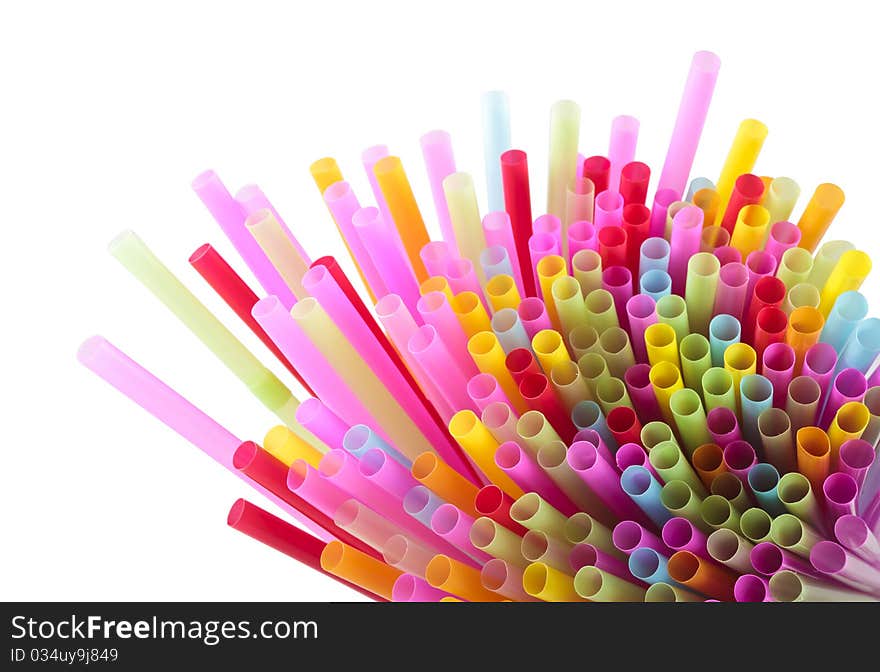 Colorful of straw