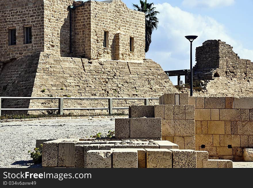 Remains of the Caesarea Port Building