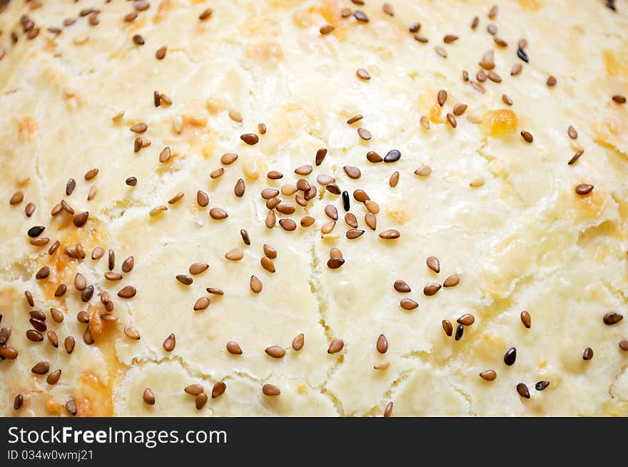 Homemade Cake with Sesame Seed