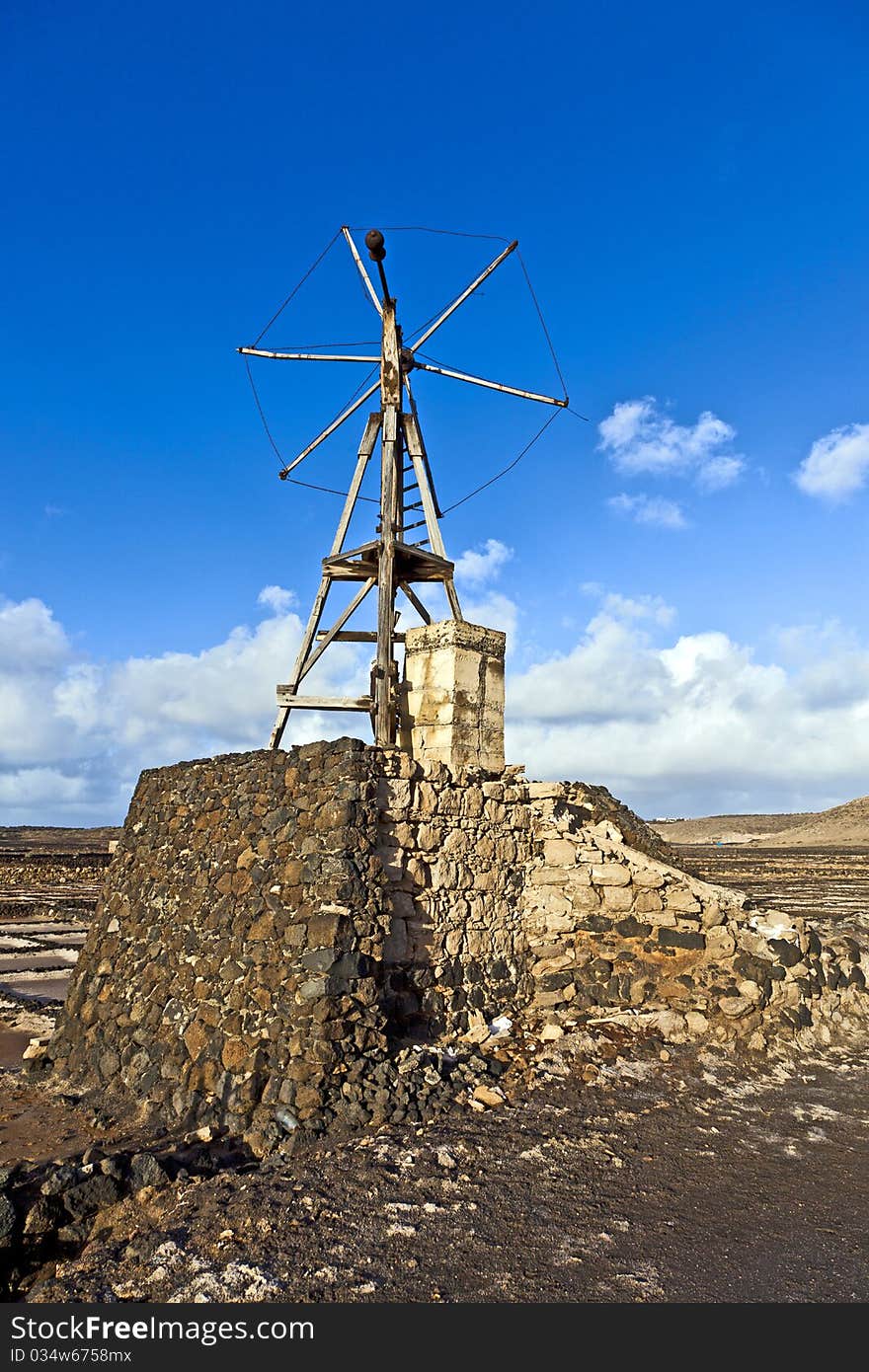 Salt refinery, Saline from Janubio, Lanzarote