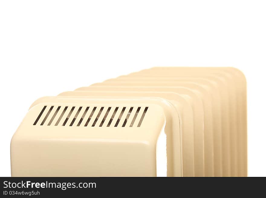 Heatings isolated on a white background