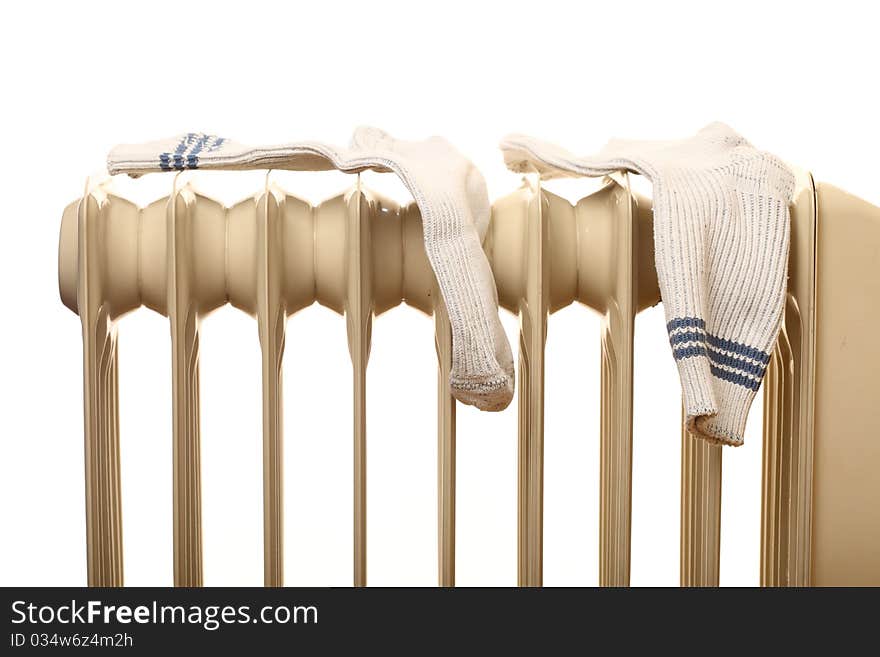 Heatings  Drying - Isolated On A White Background