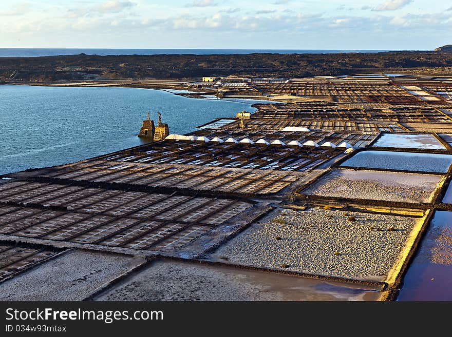 Salt Refinery, Saline From Janubio, Lanzarote