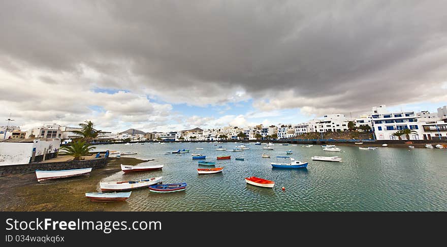 View of Maritm ride from Arrecife, Lanzarote