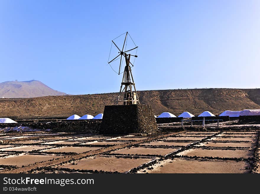 Salt Refinery, Saline From Janubio, Lanzarote