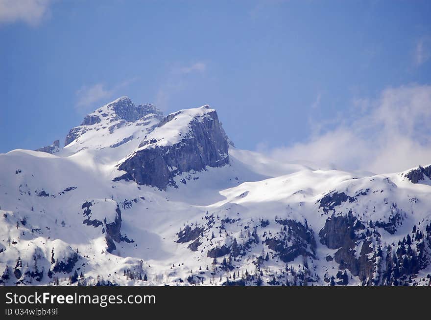 Scenic view of Italian Alps