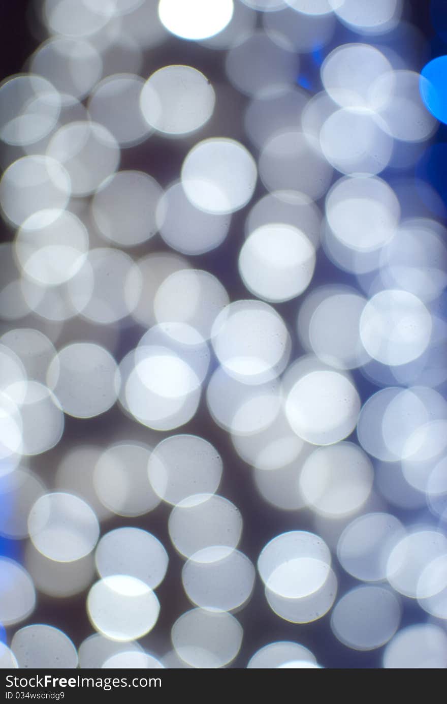 Blurred multicolored lights, festive lights, bokeh