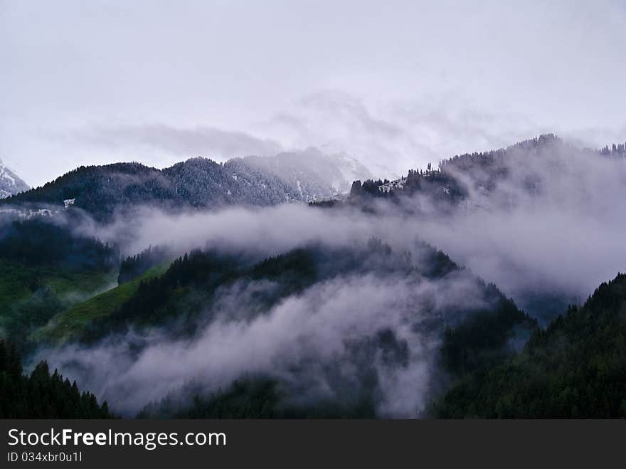 Mountains at  Zillertaler Alps