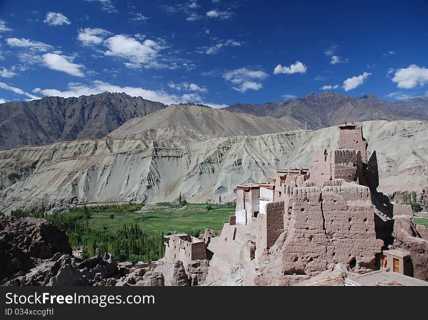 The monastry in Ladahk