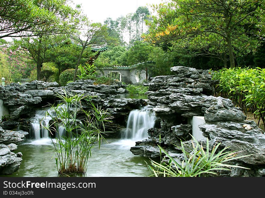 It is a garden in HKSAR, China. Many people spend their leisure here, hanging around. It is a garden in HKSAR, China. Many people spend their leisure here, hanging around.