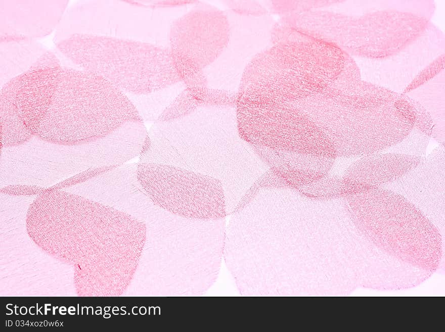 Silk pink hearts, can be used as a background image. Silk pink hearts, can be used as a background image