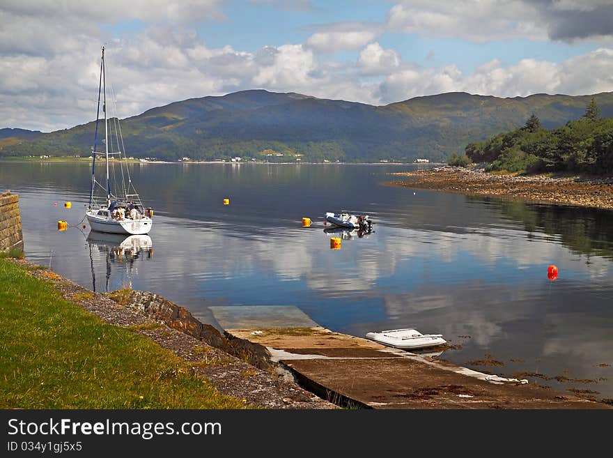 A Slipway On Loch Linnhe