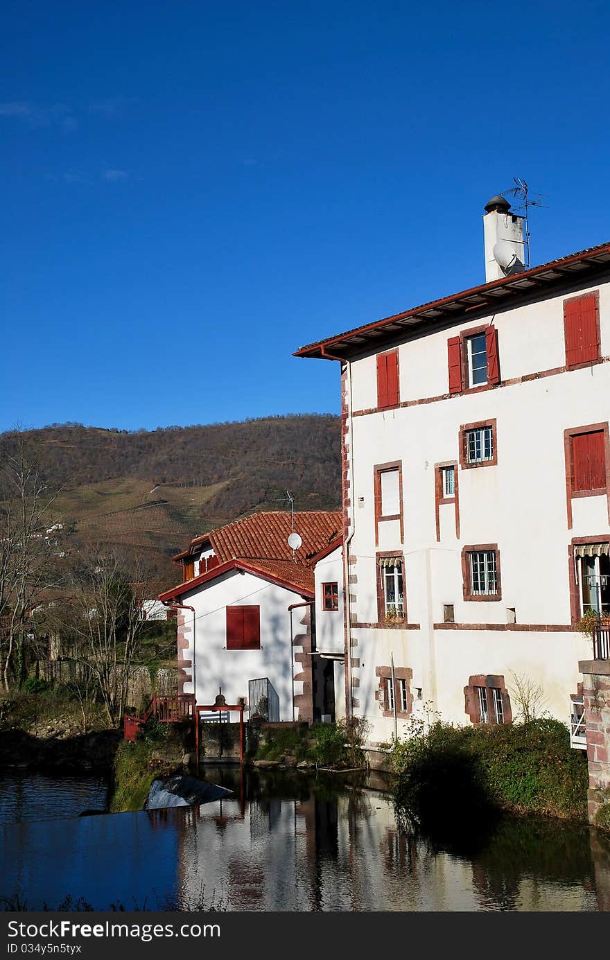 Saint-Jean-Pied-de-Port in basque province