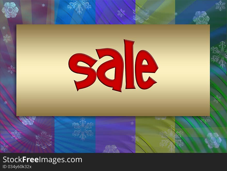 Sale. Illustration