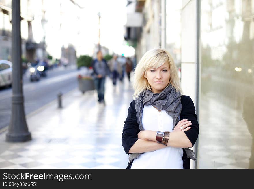 Beautiful blonde portrait