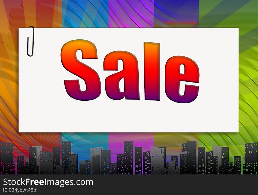 Sale, background