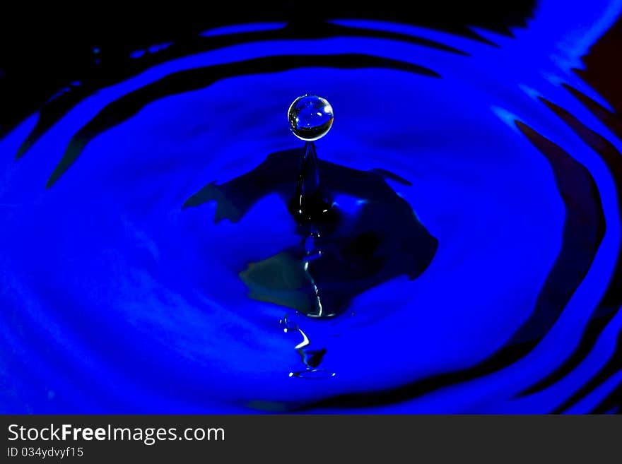 Blue Water Drop