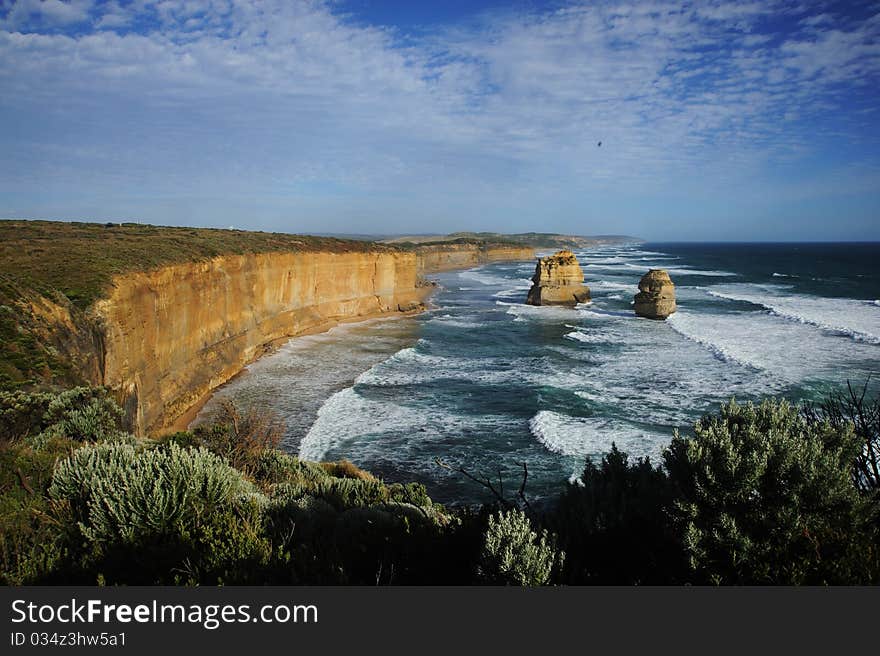 ocean cliffs