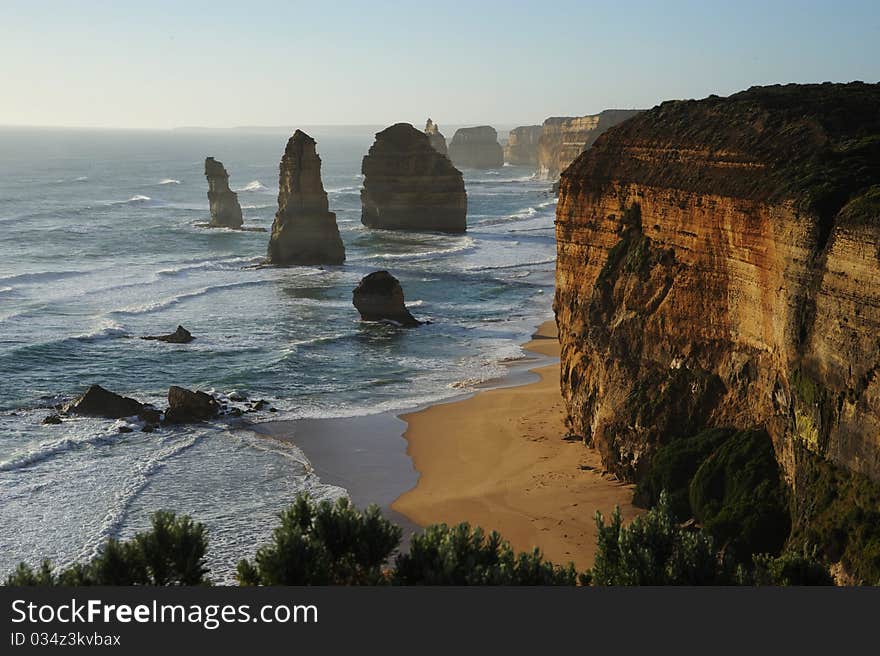 ocean cliffs