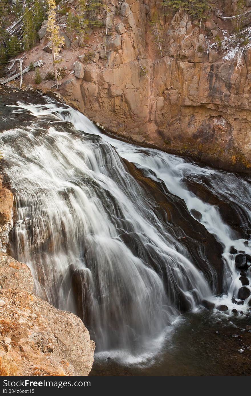 Waterfall in Yellowstone