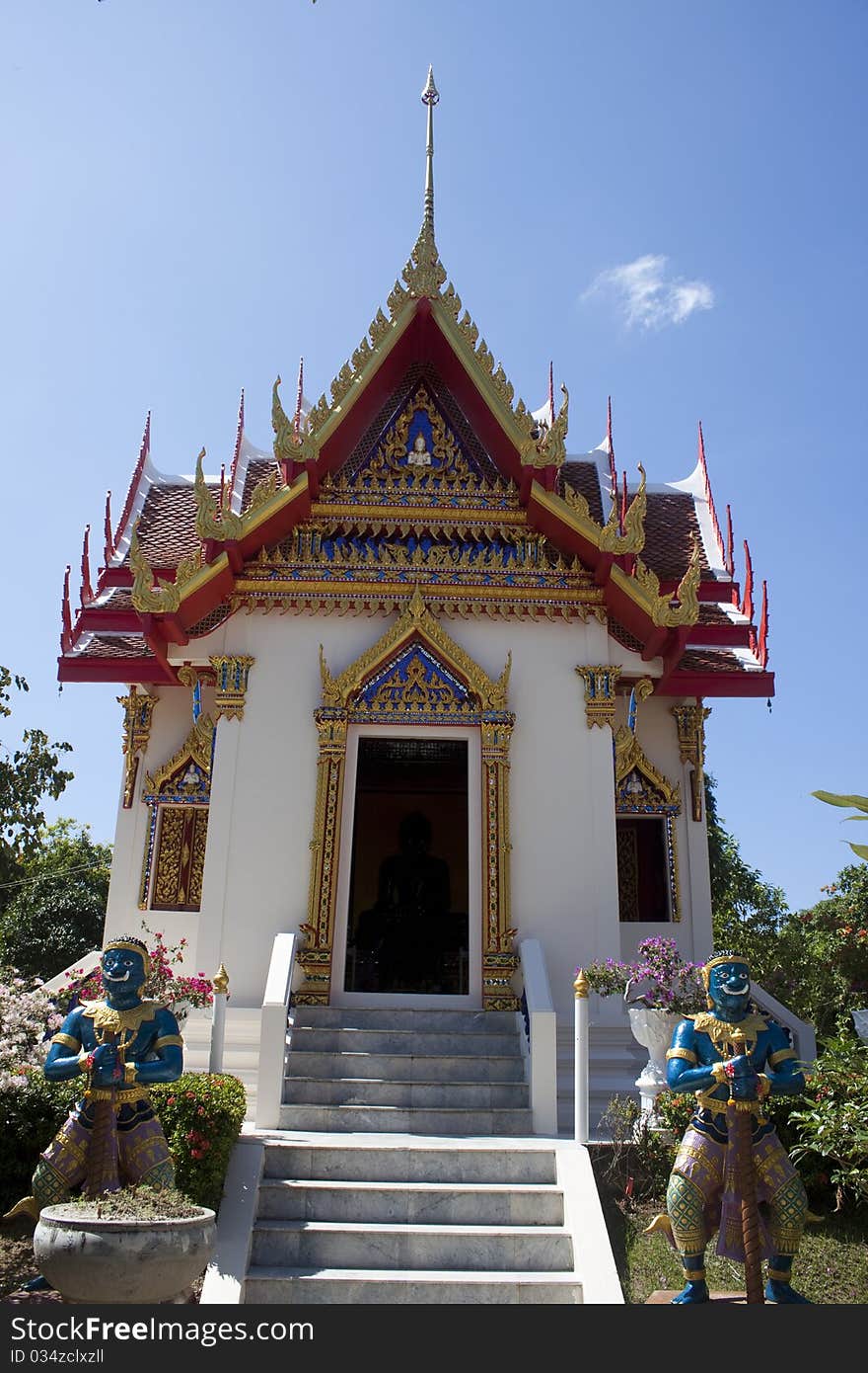 Temple in Thailand, december 2010. Temple in Thailand, december 2010