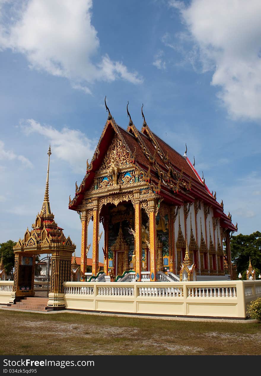 Temple in Thailand, december 2010. Temple in Thailand, december 2010