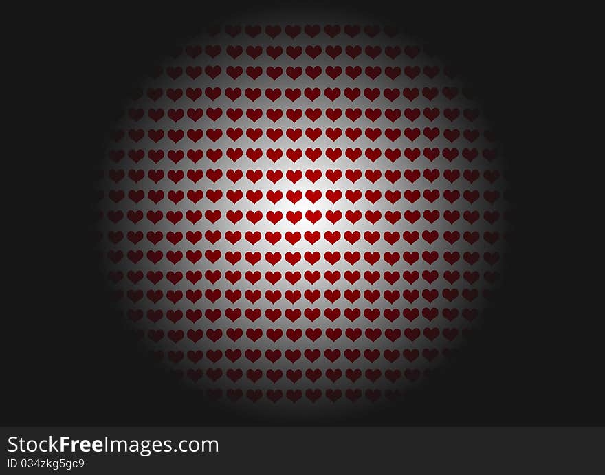 Many hearts for Valentine Day