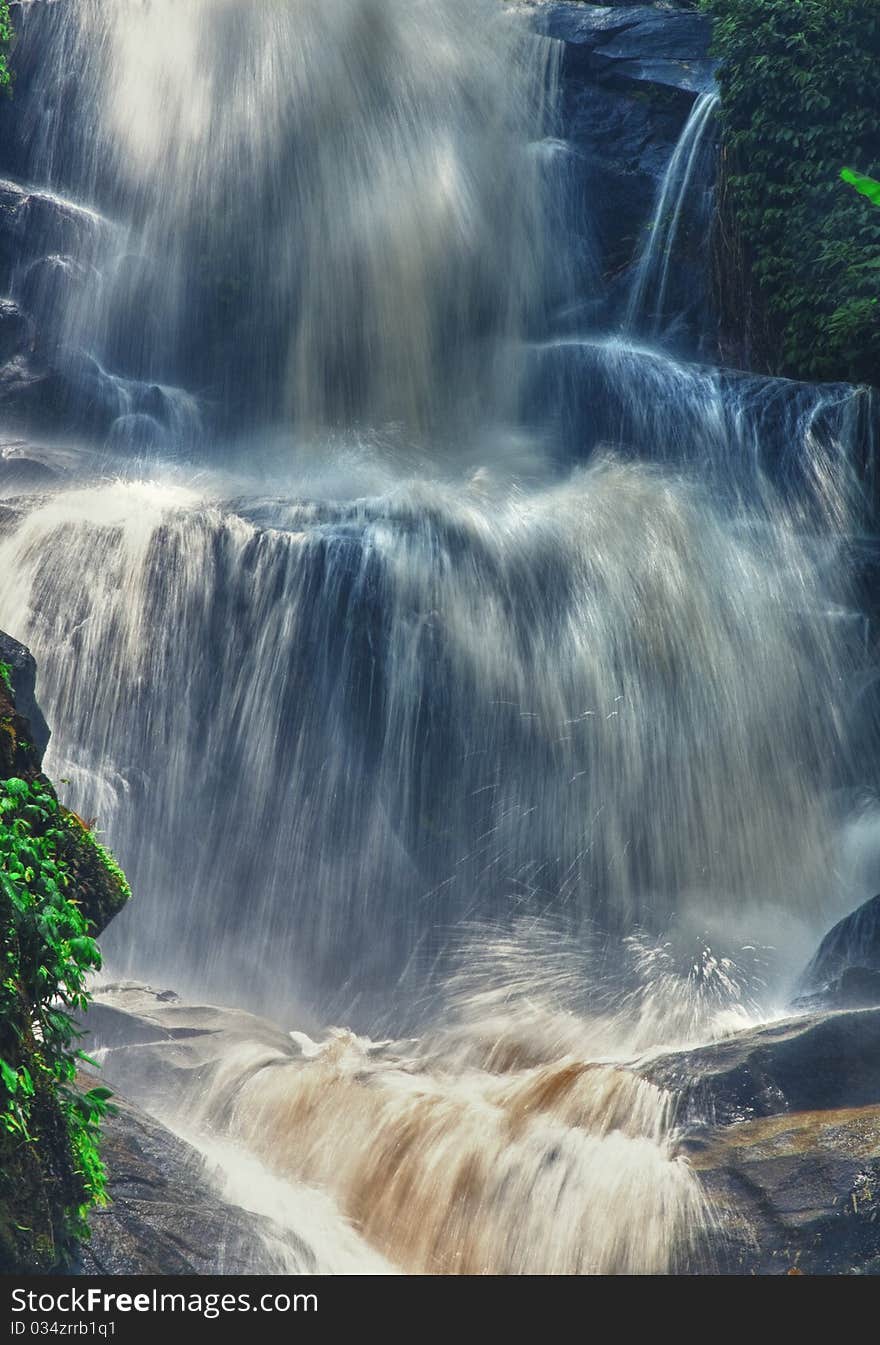 Beautiful waterfalls from north of Thailand