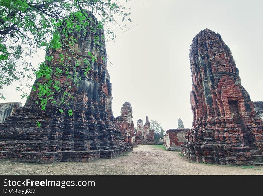 Temples in Thailand's first capital Ayutthaya. Temples in Thailand's first capital Ayutthaya.