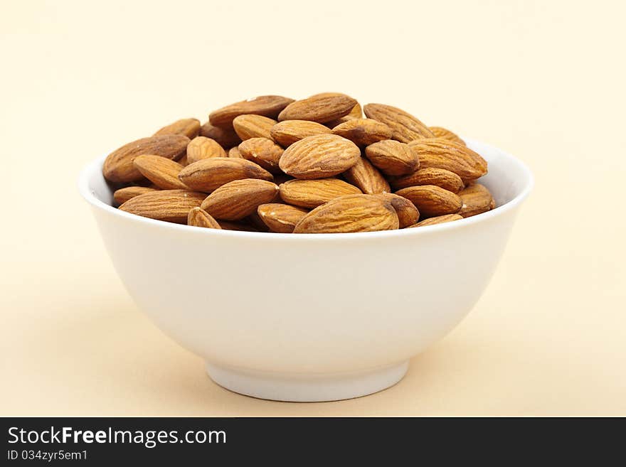 Nuts in a Bowl, almond