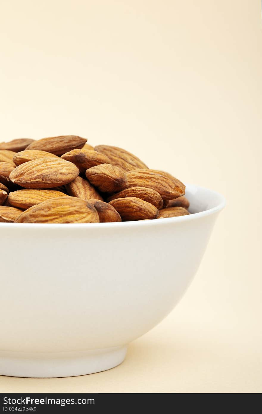 Nuts in a Bowl, almond