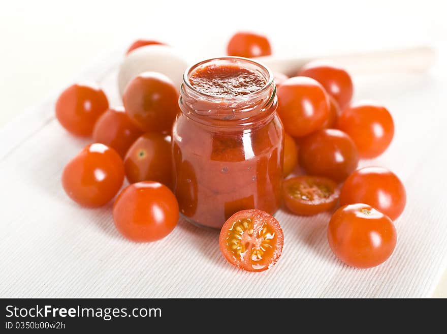 Tomatoes and ketchup