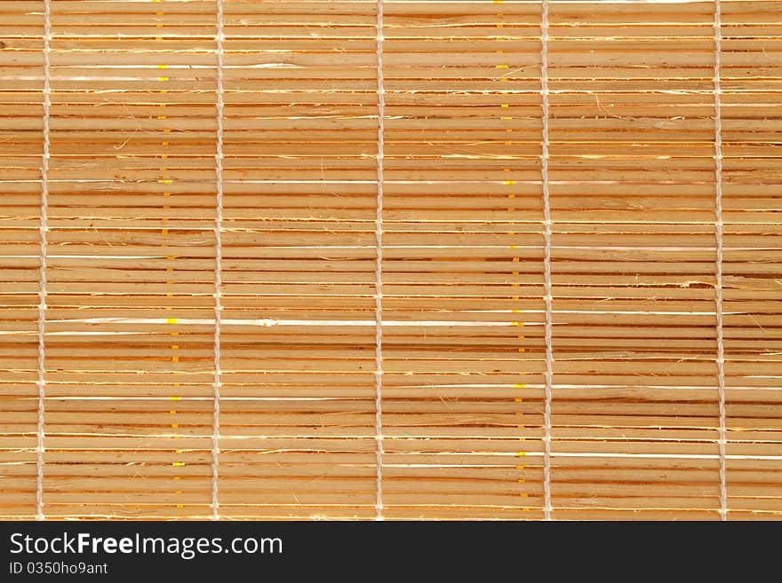 Texture Of Wooden Mat