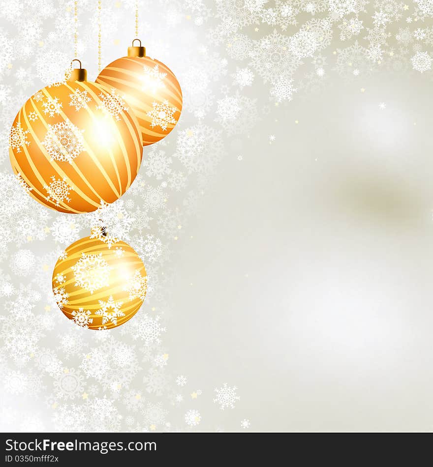 Elegant christmas background. EPS 8 file included