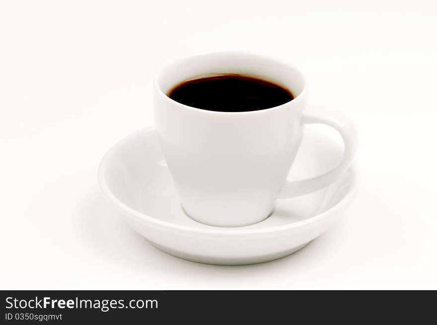 A nice cup of hot black coffee.