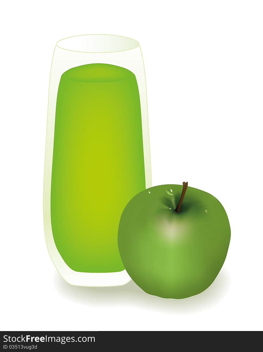 Glass Of Apple Juice