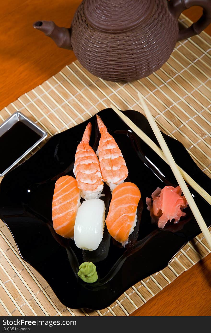 Japanese Sushi Plate