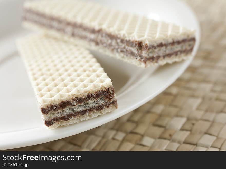 Wafer On A Plate