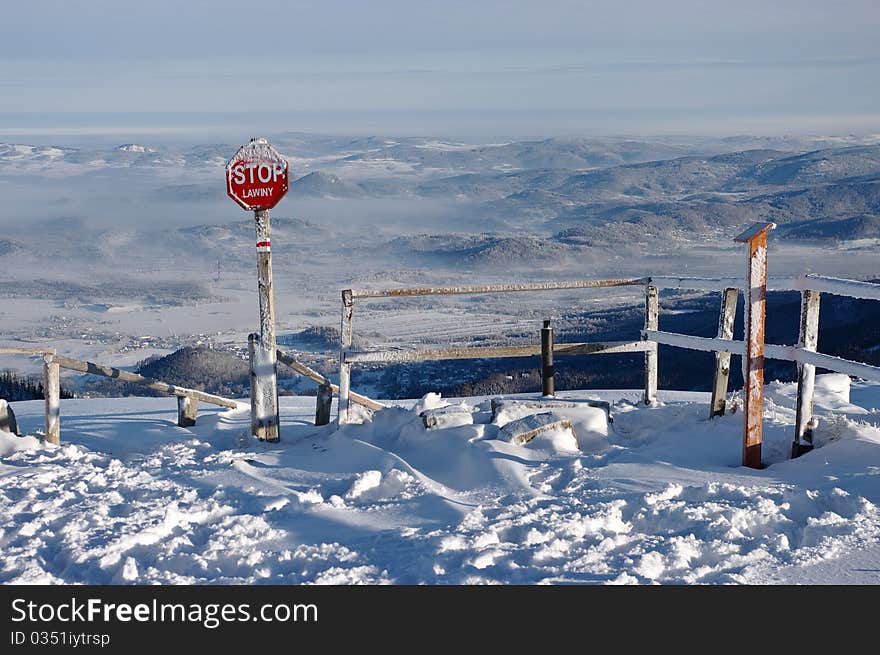 Avalanche danger