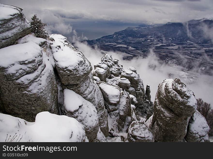 Mountain landscape, the Crimea, Ukraine